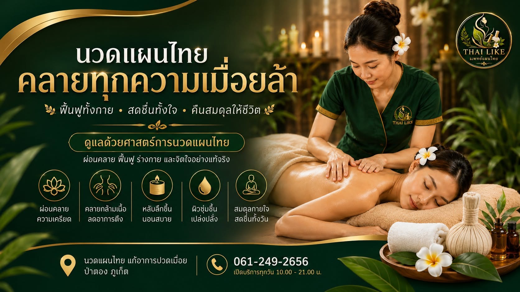 รูปร้าน Thai-like Massage (ไทย ไลค์ มาสซาจ)