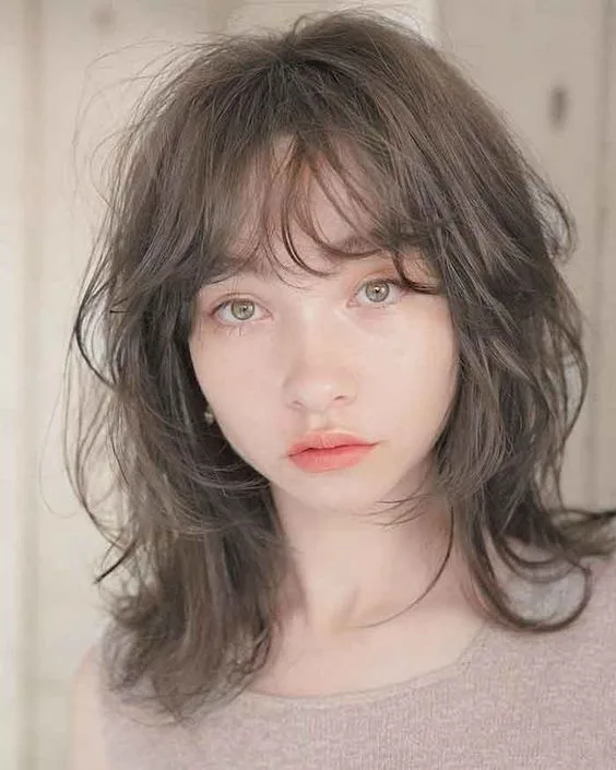 ทรงผม Wolf Cut หยักศก 2023