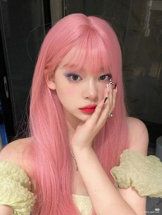 สีผม Milky Pink