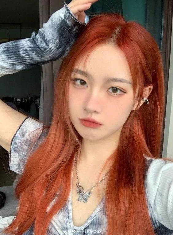 เทรนด์สีผม ปี 2023 Ginger Hair สีหน้าสว่าง