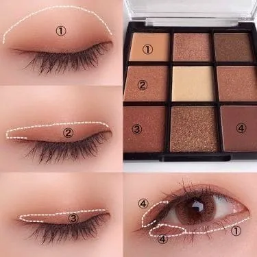 แต่งหน้าตาใสๆ อายชาโดว์
