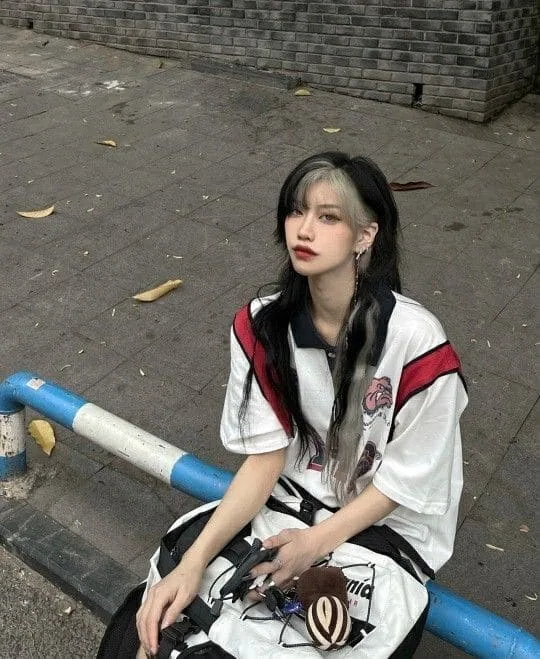 ทรงผม Wolf Cut ย้อมสี
