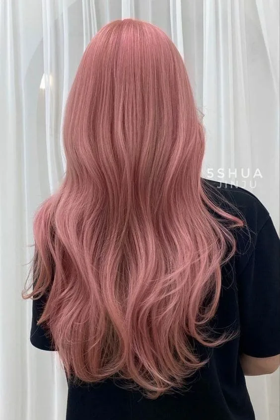สีผม Milky Pink 2023 หน้าสว่าง