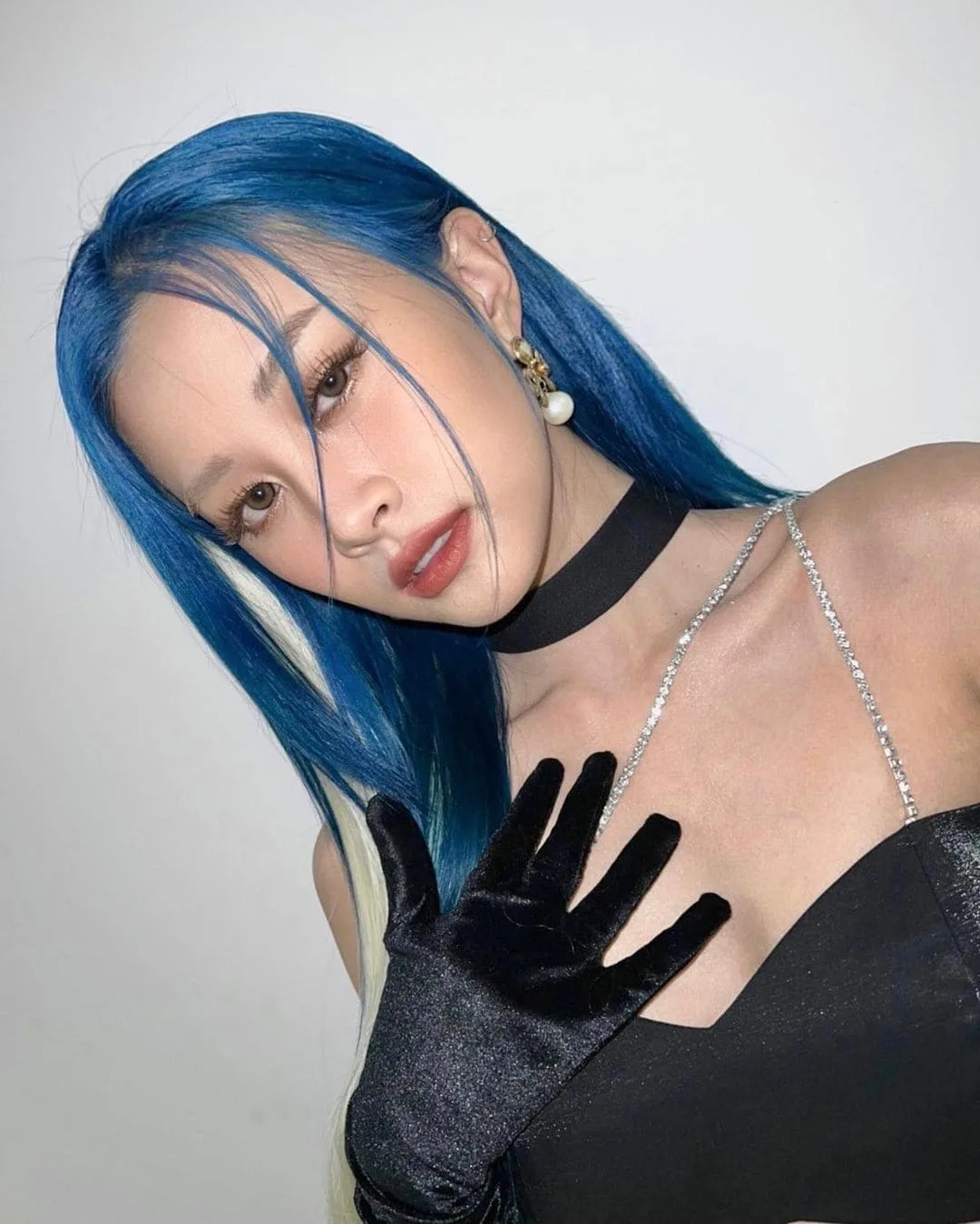 เทรนด์สีผม Denim blue